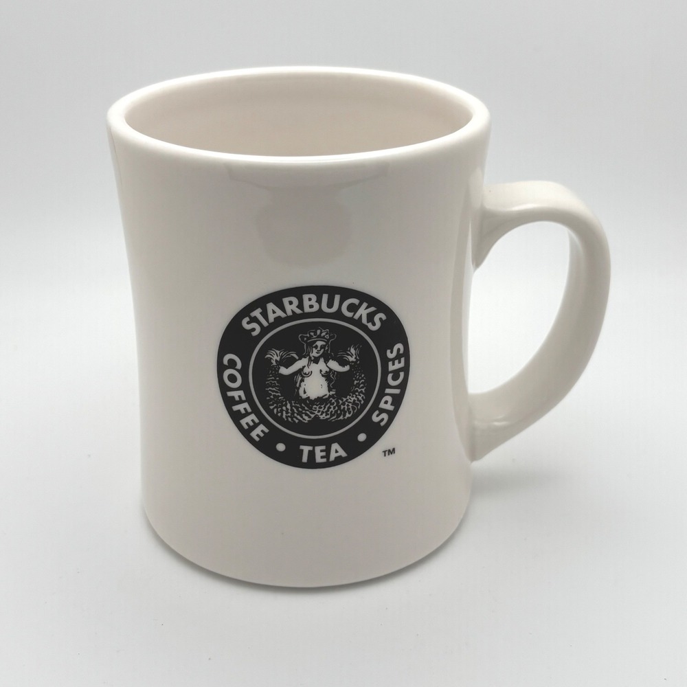 Starbucks Barista Pike Place Market First Store Heritage Logo Coffee Mug 2002 - Picture 2 of 6
